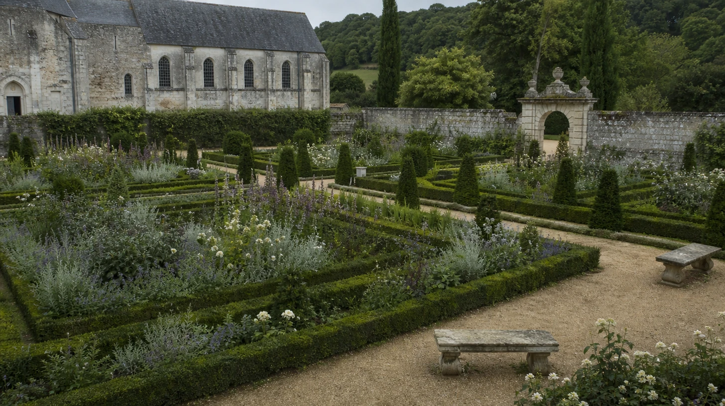 Jardins à la française Boscherville