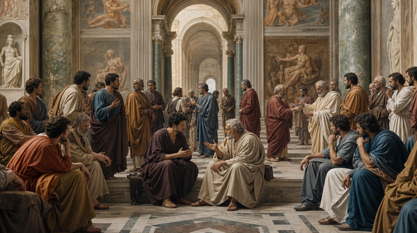 L'école d'Athènes de Raphaël