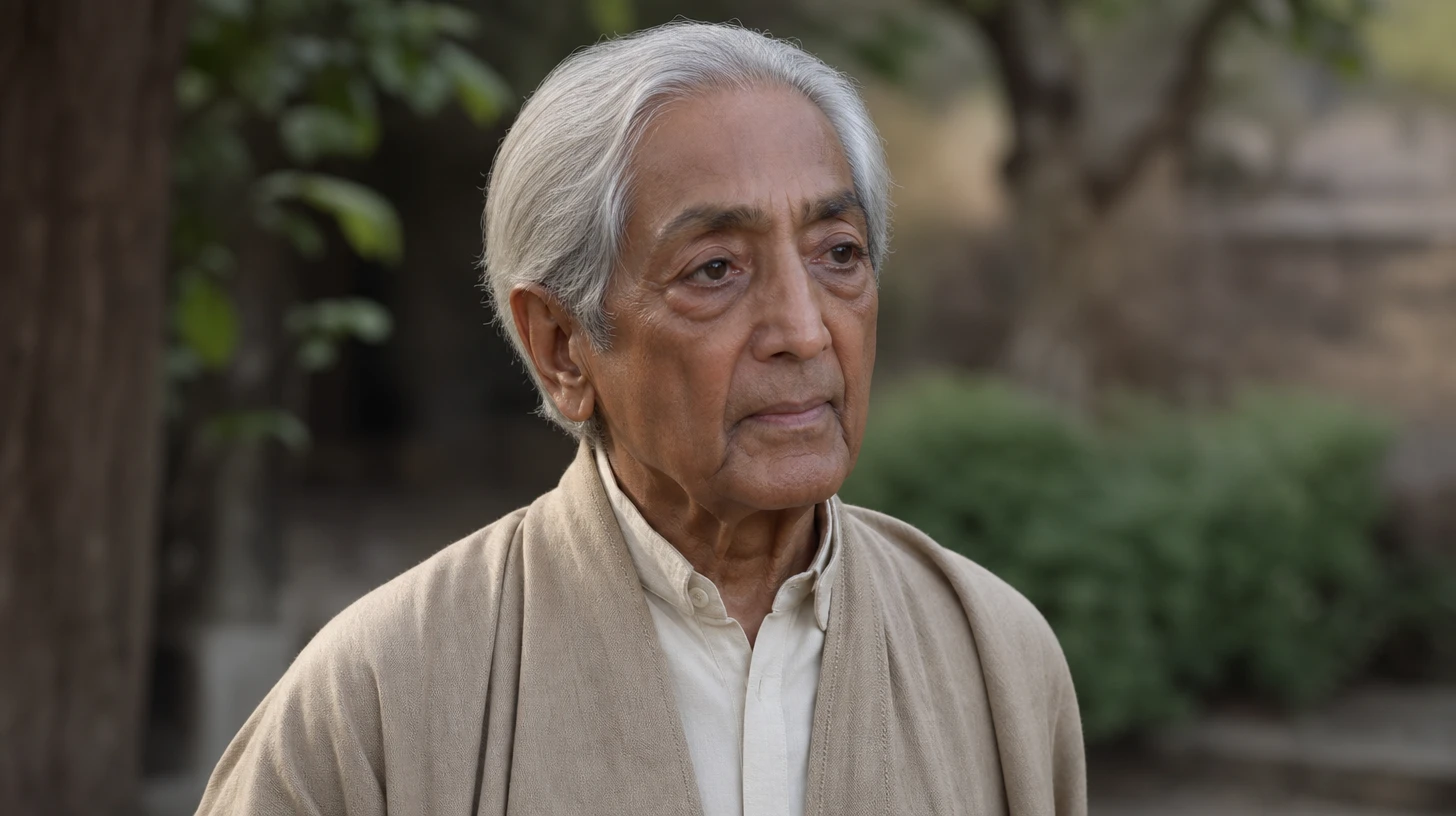 Jiddu Krishnamurti enseignement spirituel